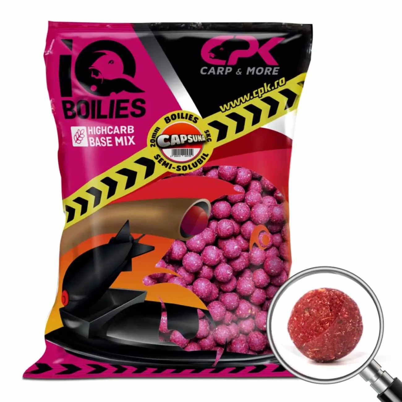 CPK IQ Boilies Ягода 5kg 20mm - Топчета за захранка за Шаран с Висока Атрактивност