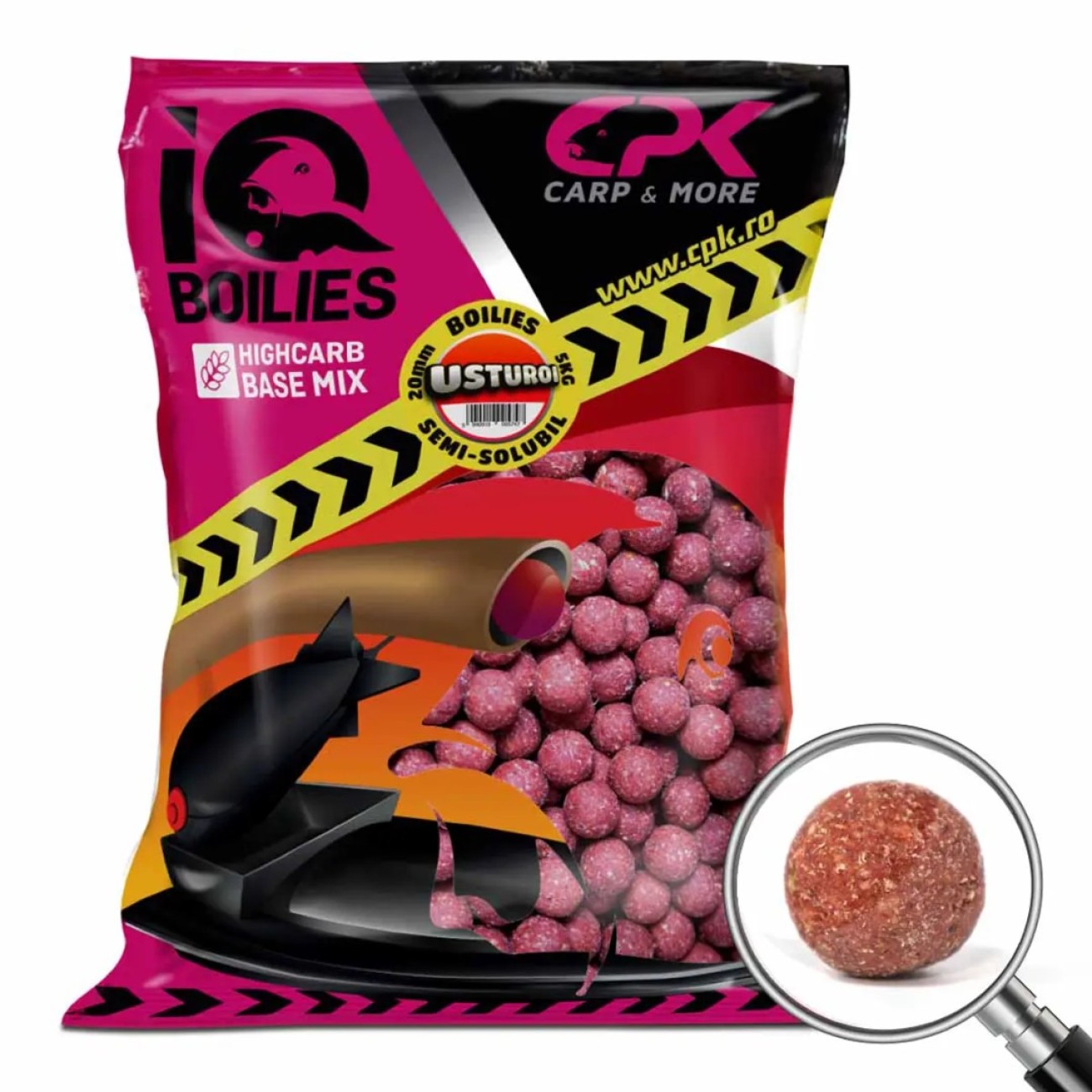 CPK IQ Boilies Ustoroi/Чесън 5kg 20mm - Топчета за захранка за Шаран с Висока Атрактивност