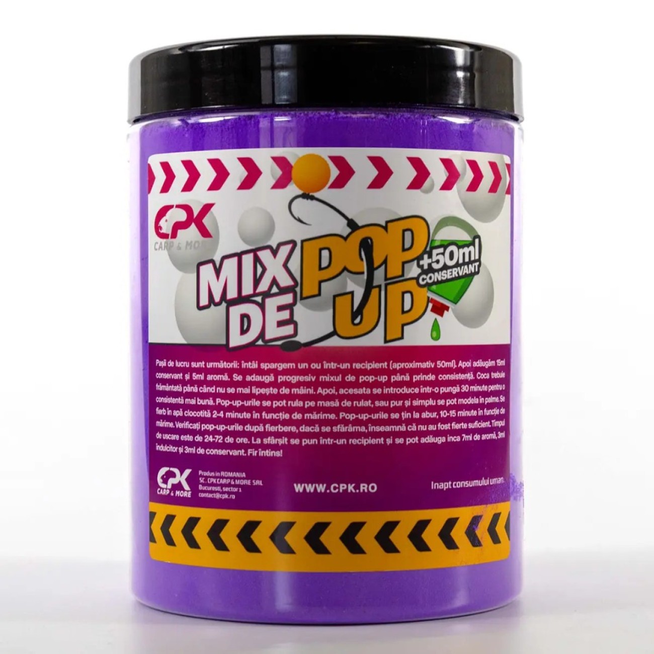 CPK Pop-Up Mix 1L – Микс за Плаващи Топчета за Шарански Риболов