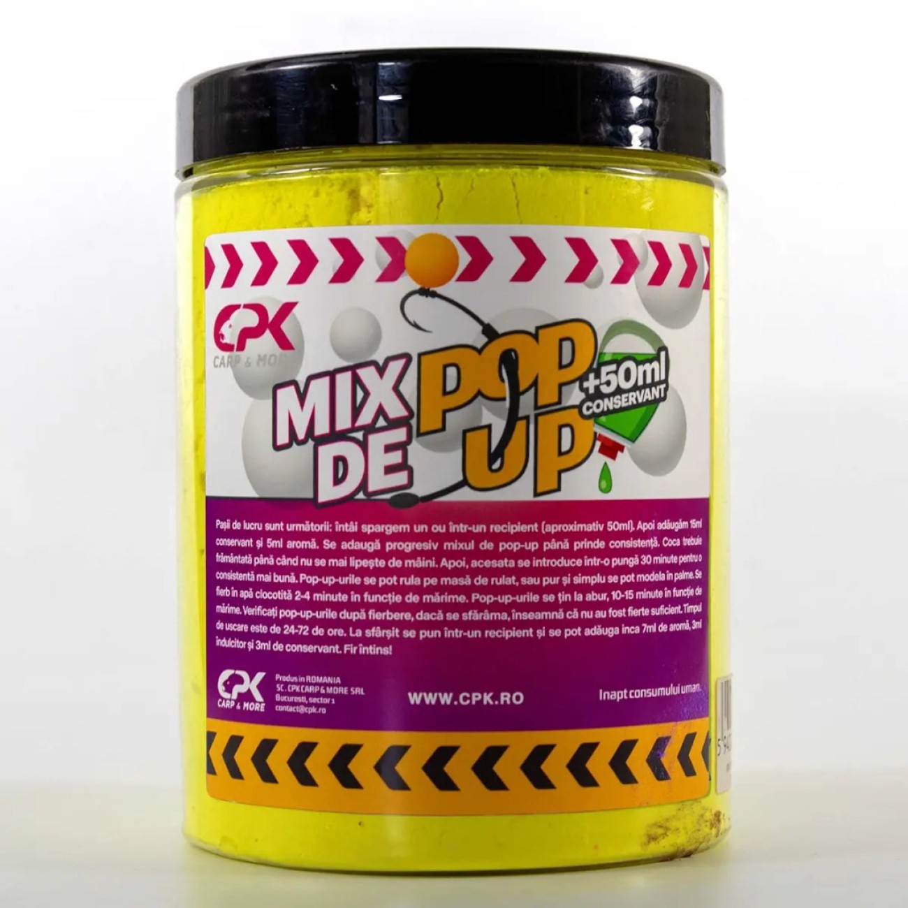 CPK Pop-Up Mix 1L – Микс за Плаващи Топчета за Шарански Риболов