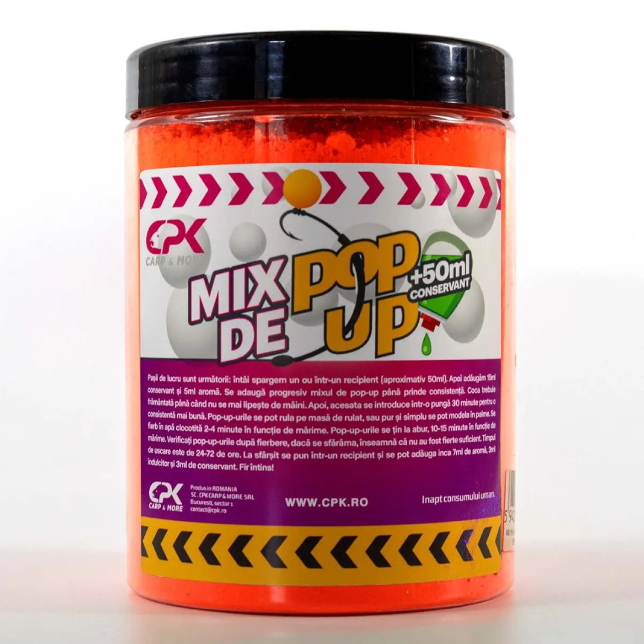 CPK Pop-Up Mix 1L – Микс за Плаващи Топчета за Шарански Риболов