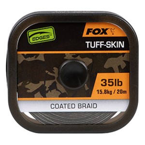 Повод с полутвърдо покритие с кевларена оплетка- Fox Edges Tuff-Skin 