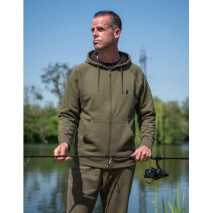 Суичър Fox Collection Zipped Hoody - Green