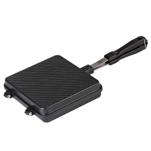 Къмпинг тостер за котлон Croque XL - Двустранен тиган за топли сандвичи и природа
