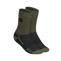 Термо чорапи Korda Merino Wool Socks Olive - чорапи от мериносова вълна за риболов