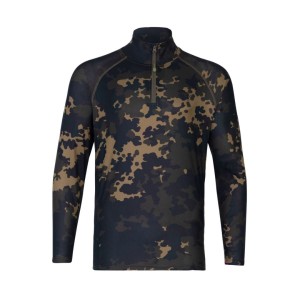 Блуза с UPF защита Korda Kool Zip Jersey - Dark Kamo