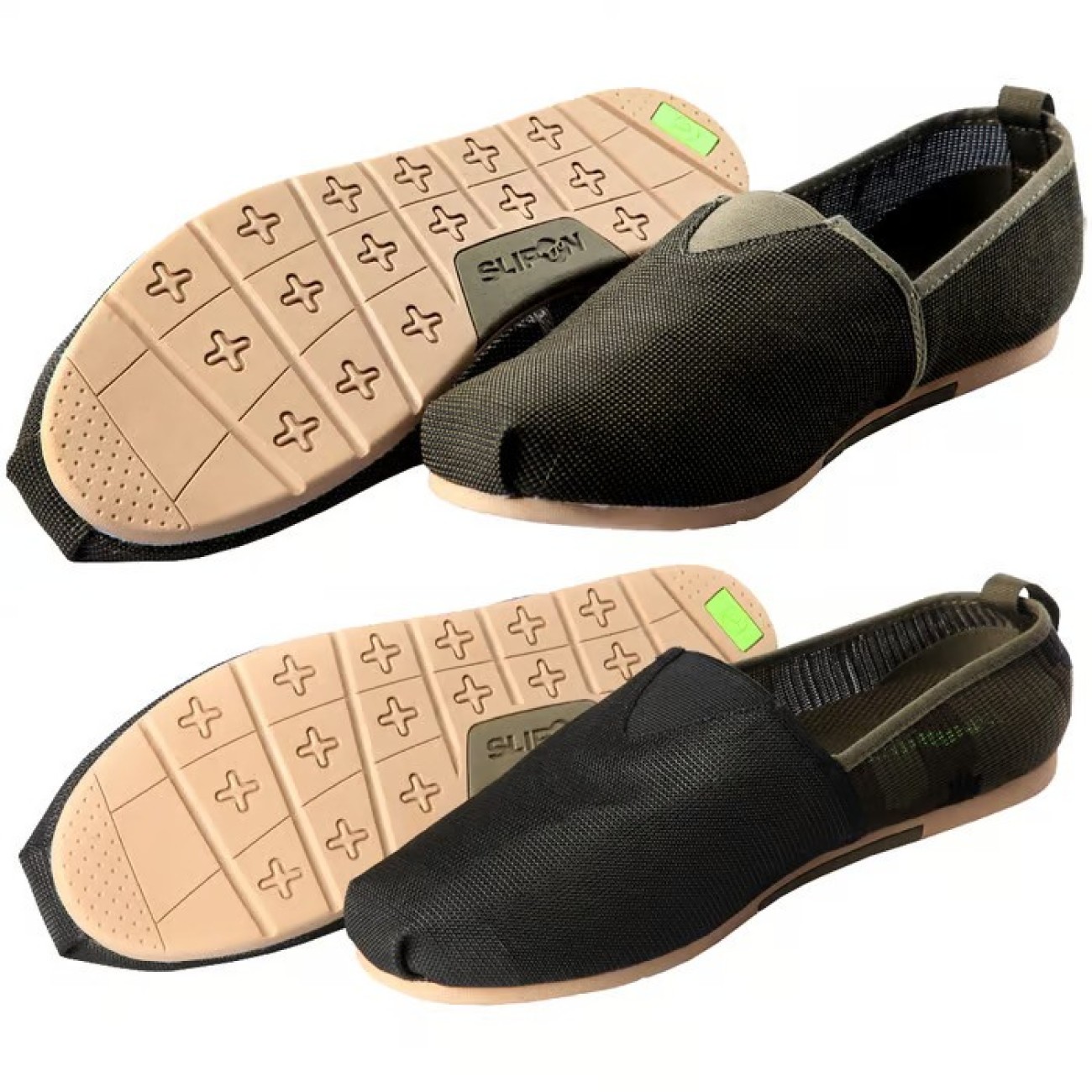 Леки и Бързосъхнещи Обувки за Риболов Korda Kore Olive Slip Ons