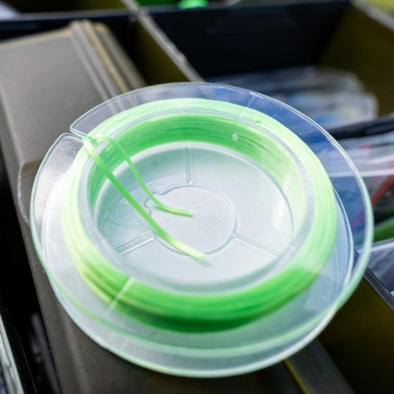 Korum Marker Elastic Flex Fluoro Green – Маркерен ластик за дистанция
