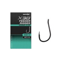 Куки с ухо и контра MATRIX X3B Feeder Rigger Barbed Eyed 