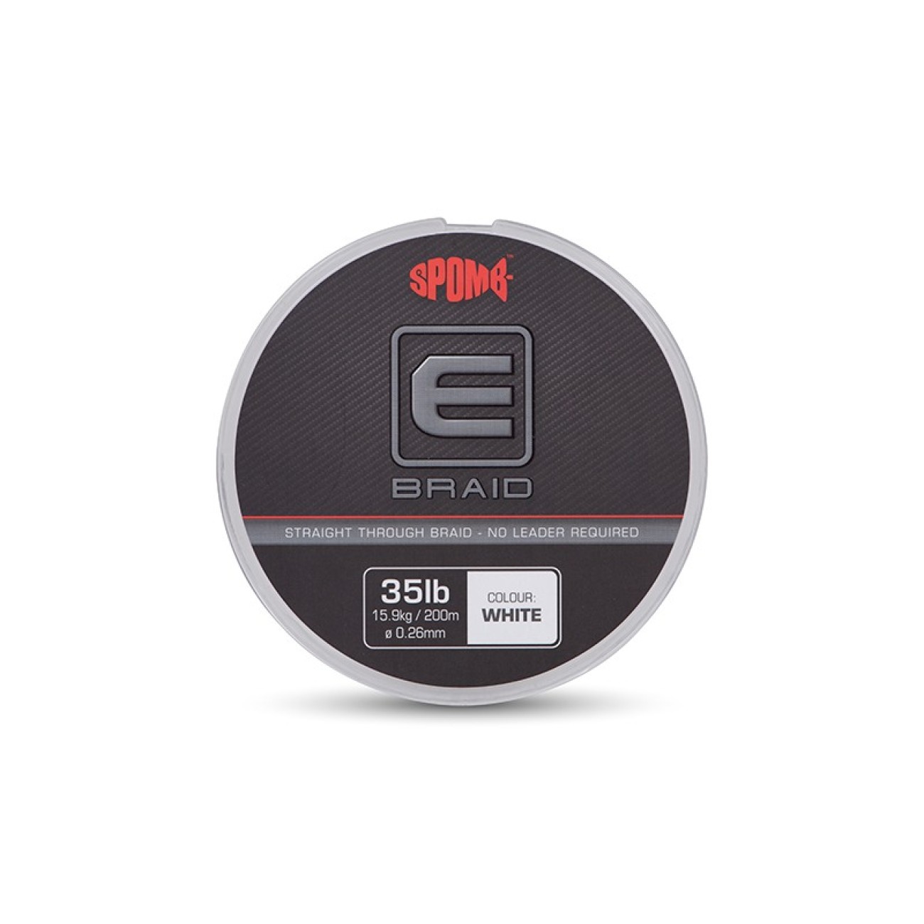Плетено влакно Spomb E Braid 0.26mm 35lb 200m White