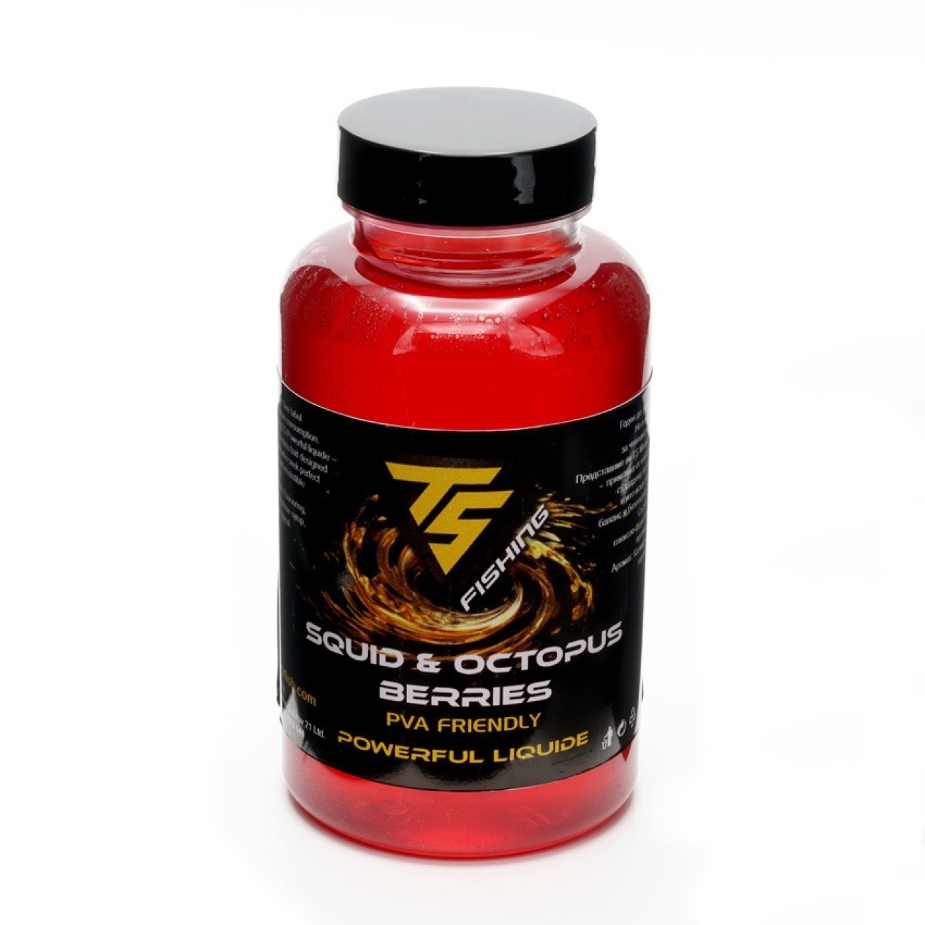 TS Fishing Powerful Liquide 250ml Squid & Octopus & Berries - Течен Атрактор за Шарански Риболов