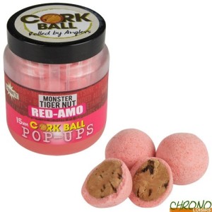 Dynamite Baits Red Amo Fluro Corkball Pop-ups 15mm