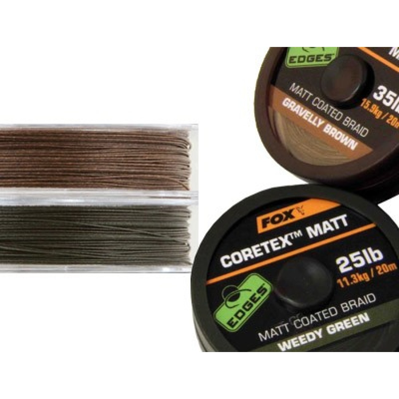 Повод с покритие Fox Coretex Matt 20м