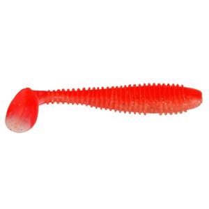 Силиконова примамка Gummifisch Canyonizer 9,5см - Red Silver Bell