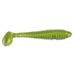 Силиконова примамка Gummifisch Canyonizer 9,5см - Silver Weed Green