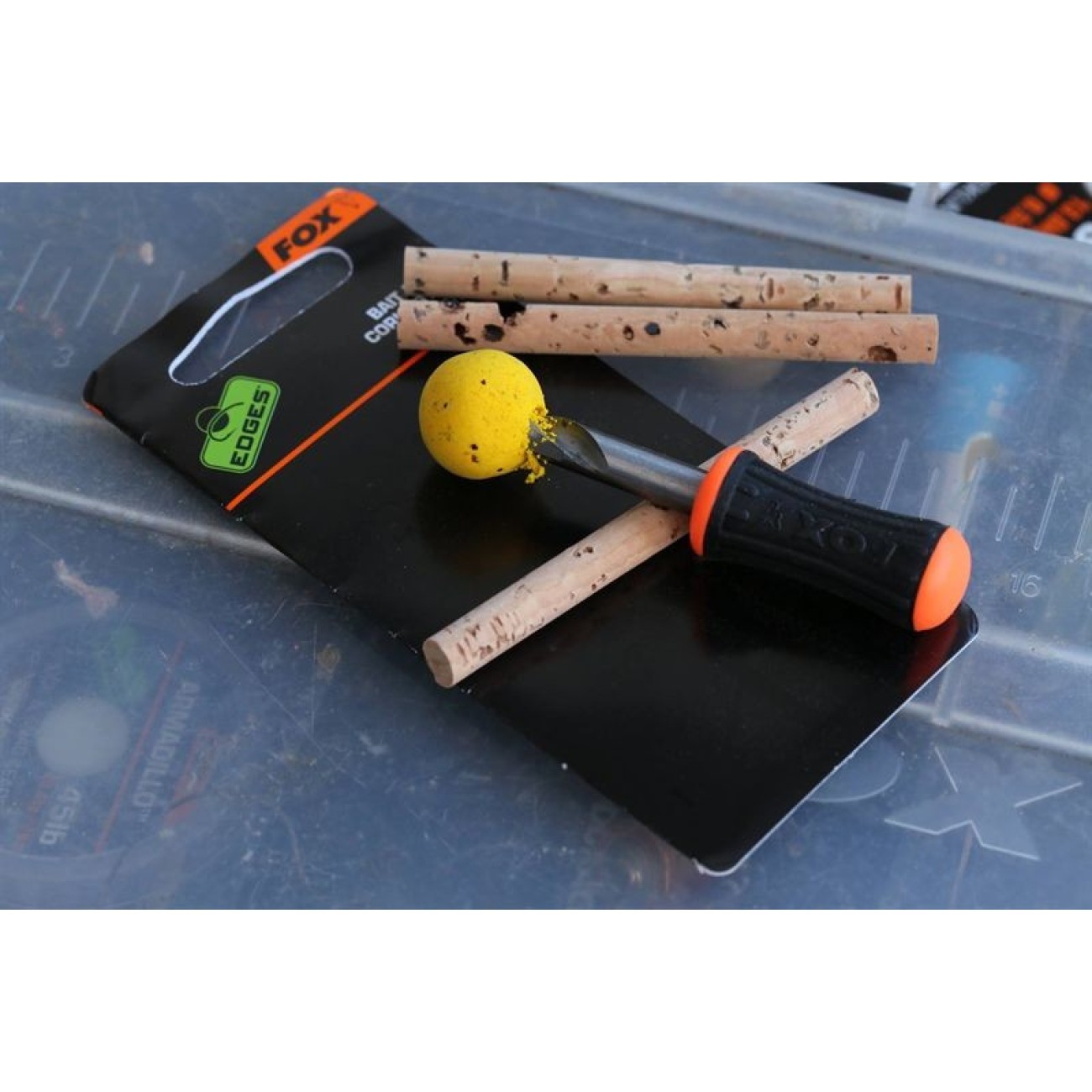 Бургия за стръв Fox Bait Drill & Cork Sticks