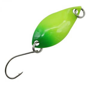 Блесна за пъстърва Troutlook Leaf 2,5гр Зелена