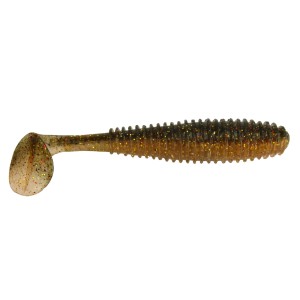 Силиконова примамка Gummifisch Canyonizer 9,5см - Clear Gold Red