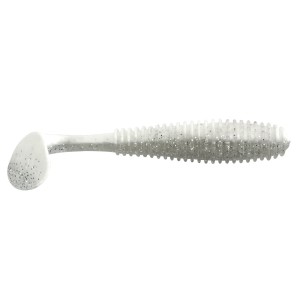 Силиконова примамка Gummifisch Canyonizer 9,5см - White Silver