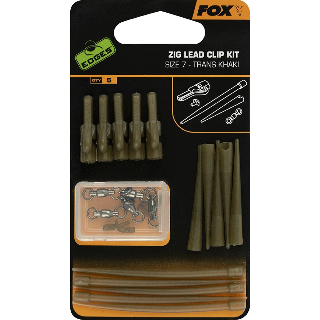 Монтаж за Зиг Риг Fox Edges Zig Lead Clip Kit