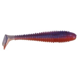 Силиконова примамка Gummifisch Canyonizer 9,5см - Blue Red Clear