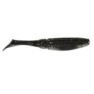 Силиконова примамка Gummifisch Paddel Pro Vibro 7,5см - Black Silver Glitter