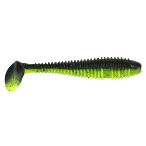 Силиконова примамка Gummifisch Canyonizer 9,5см - Chartreuse Black