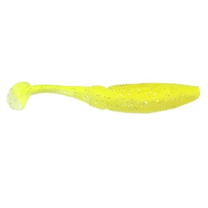 Силиконова примамка Gummifisch Paddel Pro Vibro 7см - Yellow Solver Glitter