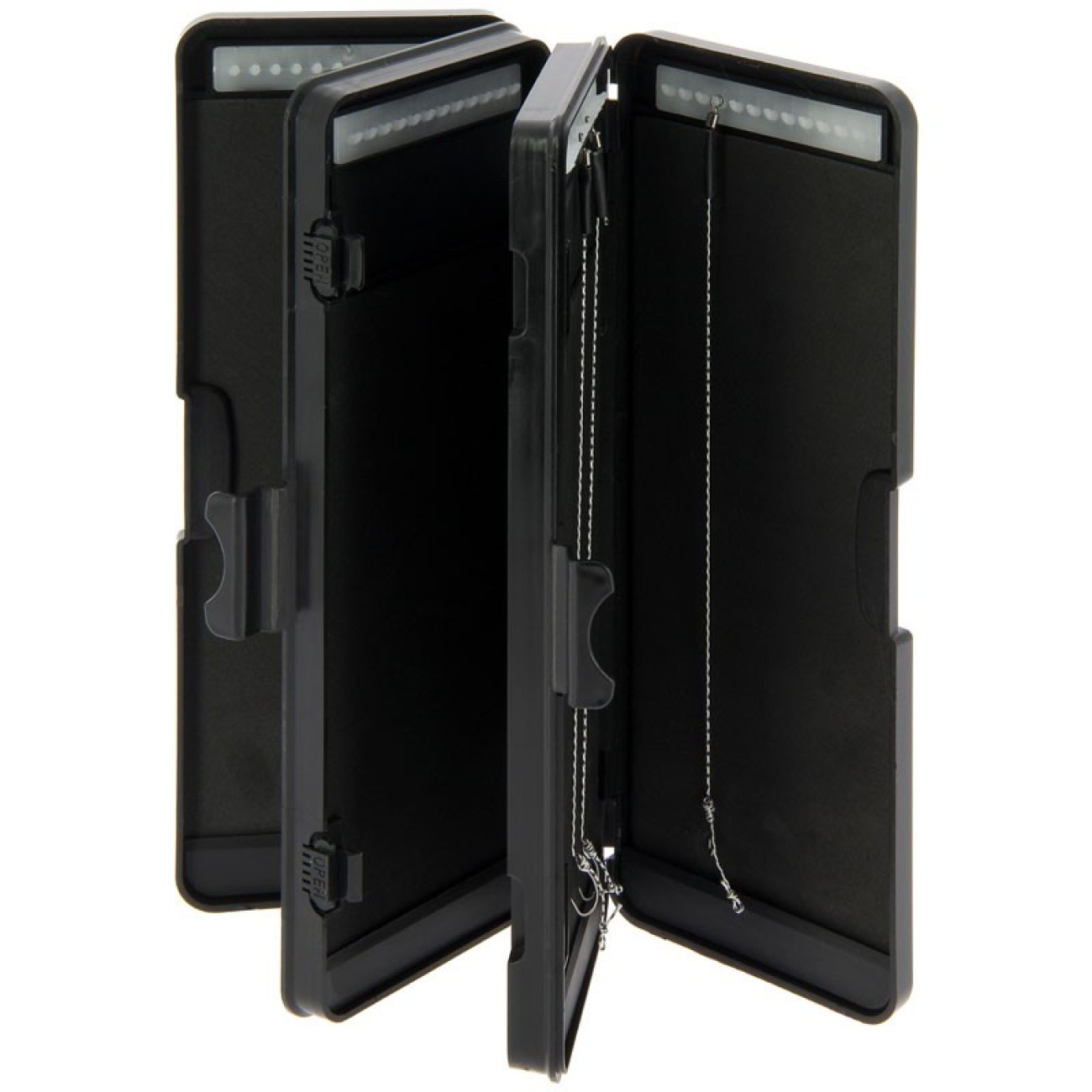 Класьор за монтажи NGT 6 Way, 72 Rig Carp Stiff Rig Wallet