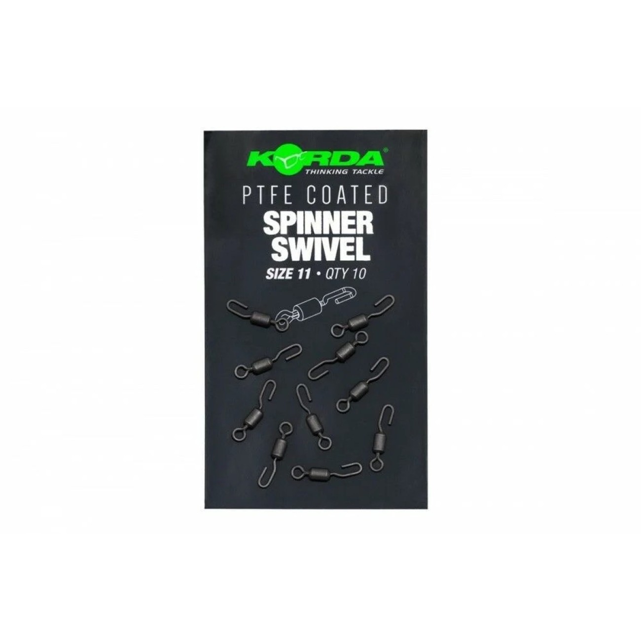 Вирбел KORDA PTFE SPINNER SWIVELS SIZE 11