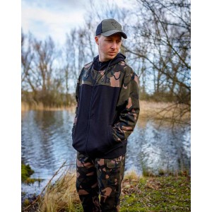 Суичер Fox LW Black/Camo Split Zip
