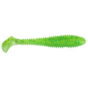 Силиконова примамка Gummifisch Canyonizer 9,5см - Green Silver