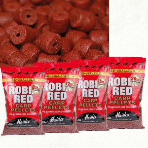 Пелети с дупка 12mm Dynamite Baits Robin Red Carp Pellets 900gr