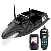 Flytec V803 Pro GPS Лодка за Захранка с Вграден Сонар и Ехолот, 4 Бункера, 500 м Обхват на сонара, Батерия 18000mAh